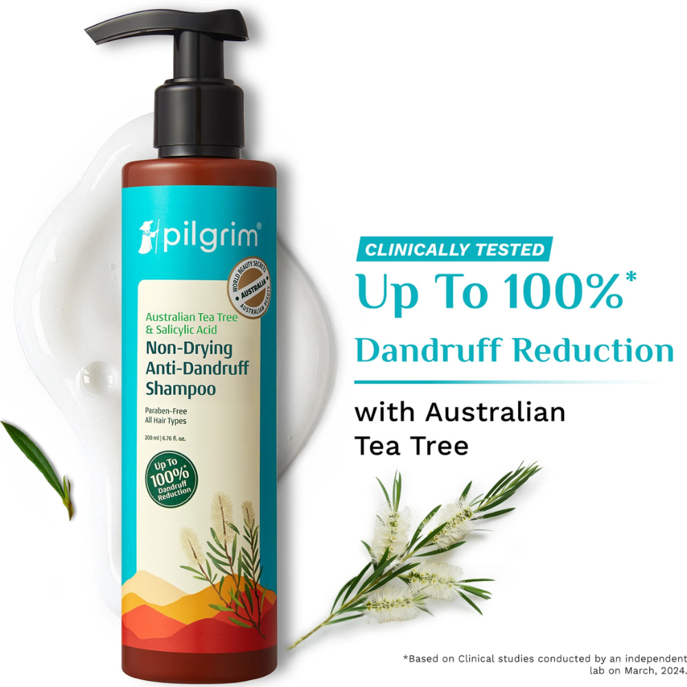 Australian Tea Tree Hair Shampoo for dandruff and itchy scalp suitable for men and women.