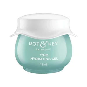 72Hrs Hydrating Gel Moisturizer with Probiotics for Dry Skin provides up to 72 hours of hydration and nourishes skin with a lightweight, non-greasy formula.