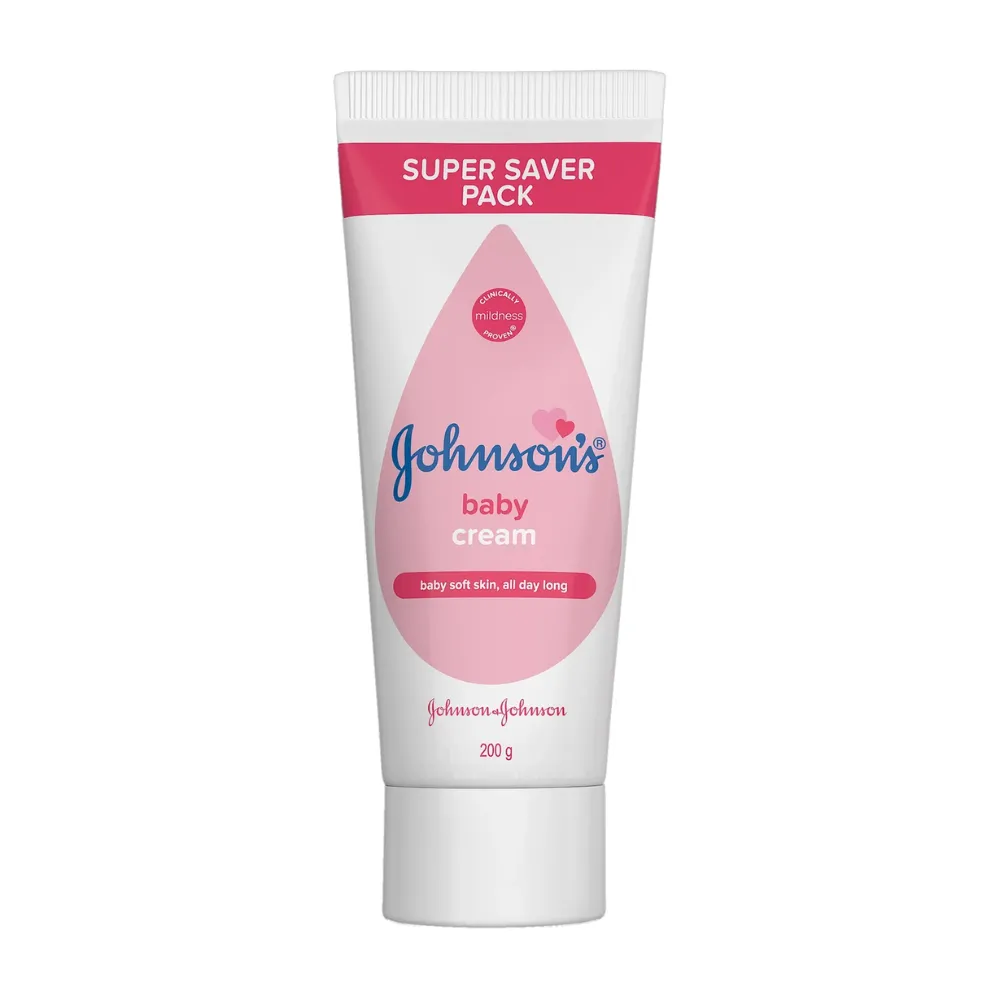 JOHNSON'S Baby Cream 200g gentle moisturizing cream for soft baby skin