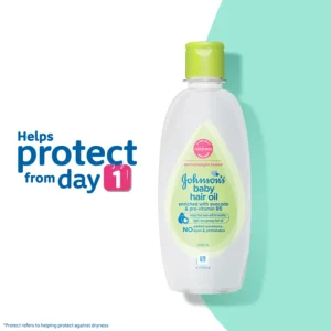 Johnson's Baby Hair Oil 200ml gentle nourishing hair oil for babies