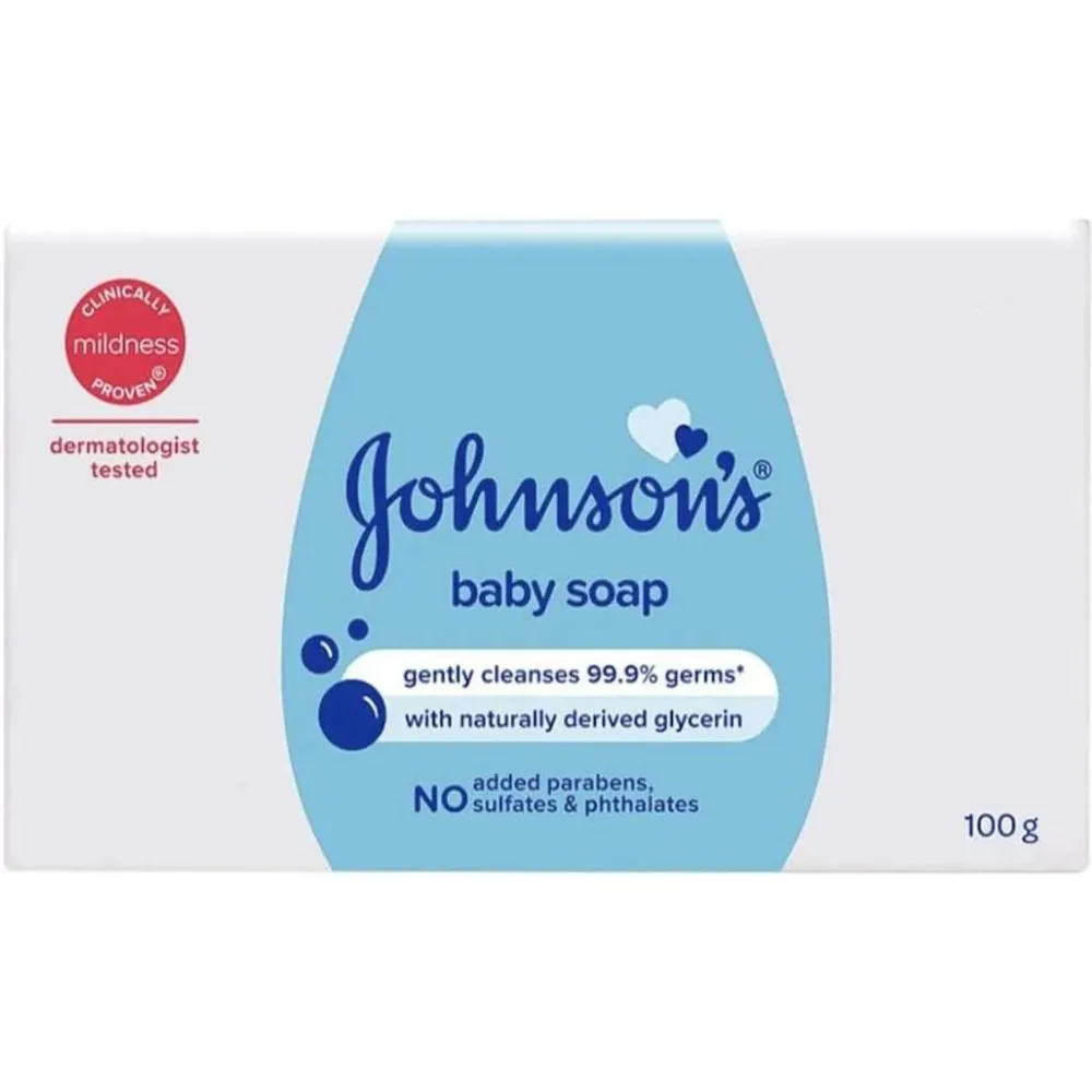 JOHNSON'S Baby Soap Naturally Protects Your Baby's Skin 100g gentle moisturizing baby soap