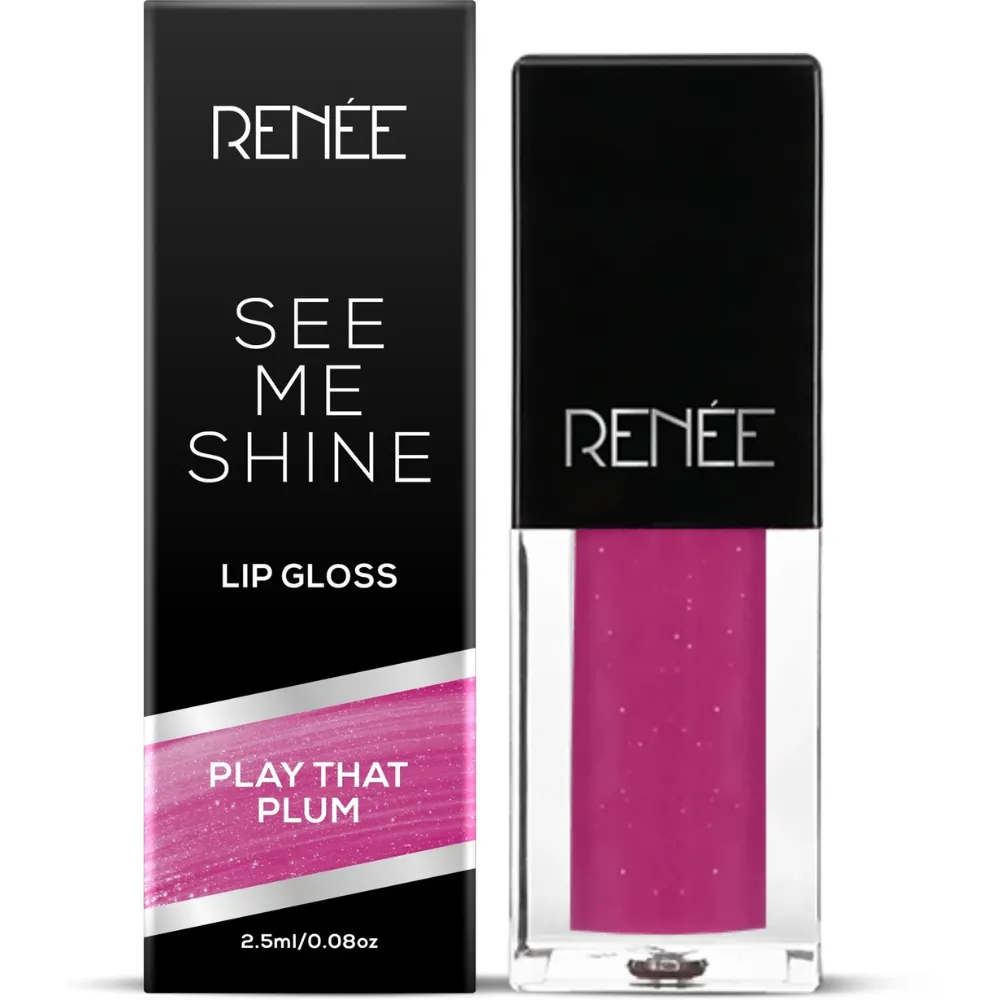 ee Me Shine Lip Gloss with high-shine, non-sticky formula for soft, glossy lips