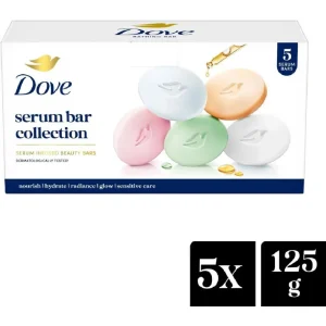 DOVE Serum Bar Collection | Nourish, Radiance, Hydrate, Glow, SensitiveCare Pack of 5 (5 x 125 g)